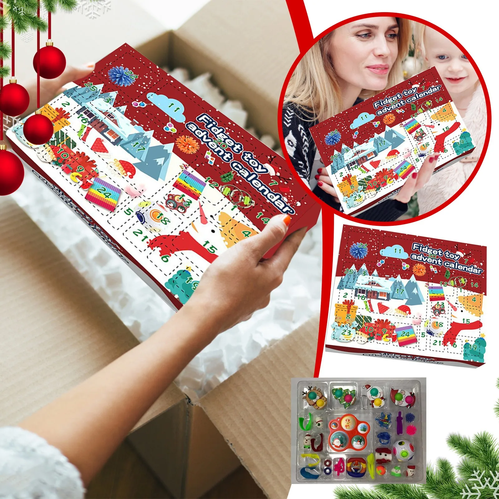Набор игрушек с календарём и обратным отсчетом | Игрушки хобби