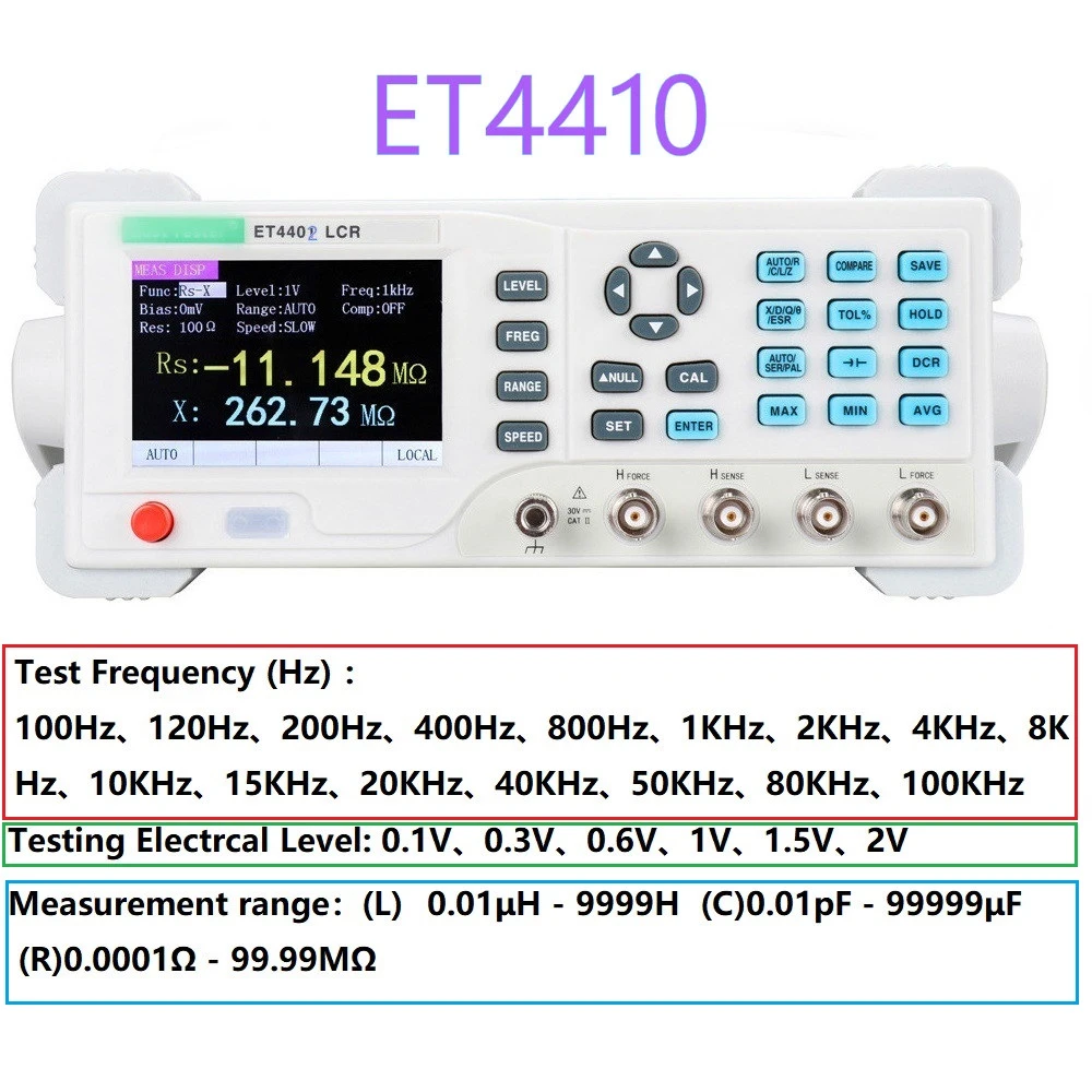 Et4410 Digital Bridge Capacitance Resistance Inductance Measure Lcr