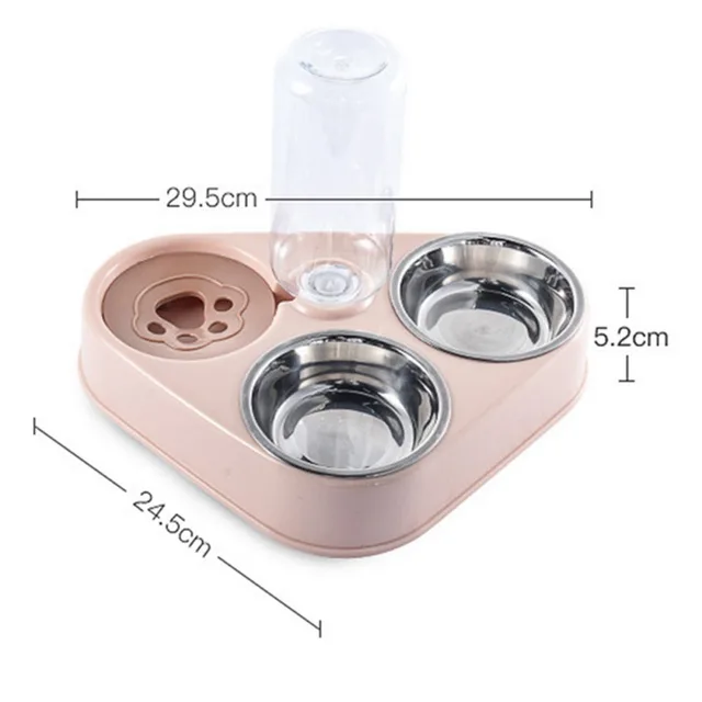 3 in 1 Dog Bowl With Water Dispenser 6