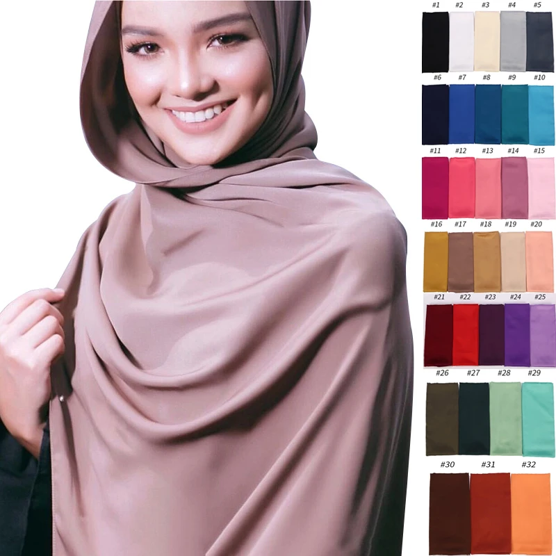 Tudung shawl satin