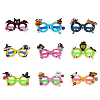 

10Pcs/Set Children Cartoon Halloween Glasses Kids Funny Party Eyeglass Photography Props Girls Boys Decoration Game Play Toys Gi