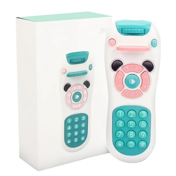

Baby Rattle Mobile Phone Projection Remote Control Early Educational Toys Electric Remote Learning Machine Toy Gift for Baby