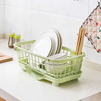 

New Kitchen Dish Drying Rack Tableware Drainer Storage Basket Shelf Dishes Bowl Chopsticks Holder Drain Sink Organizer