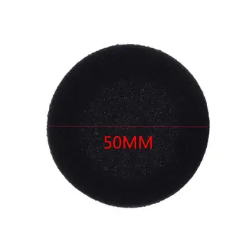 

10 x 50mm Foam Pads Ear Pad Sponge Earpad Headphone Cover For Headset 2"