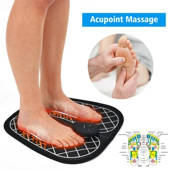 

Electric Foot Massager Pad Feet Muscle Stimulator Foot Massage Mat Improve Blood Circulation Relieve Ache Pain Health Care