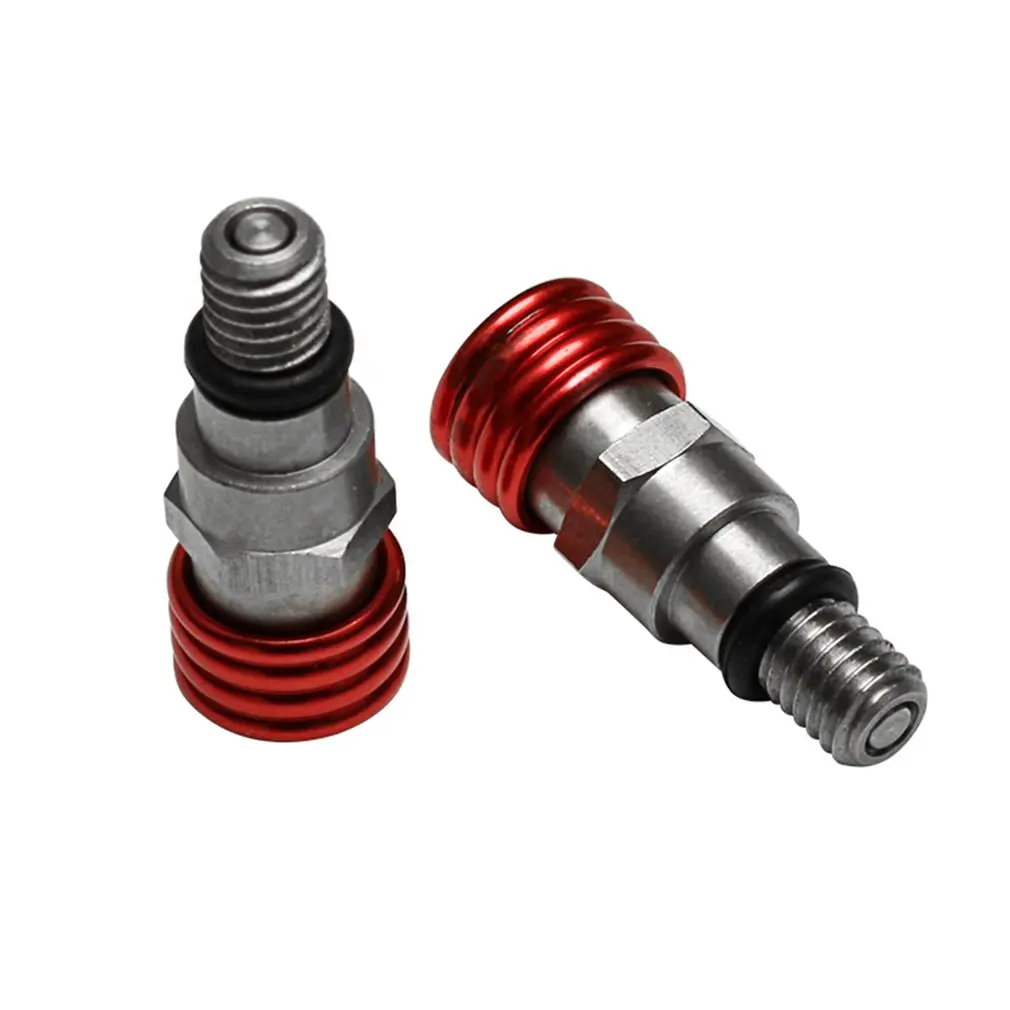

2pcs Motocross Air Pressure Bleeder Valve Used On Kayaba And Showa Inverted Forks With A M5x0.8 Air Bleed Screws In The Fork Cap