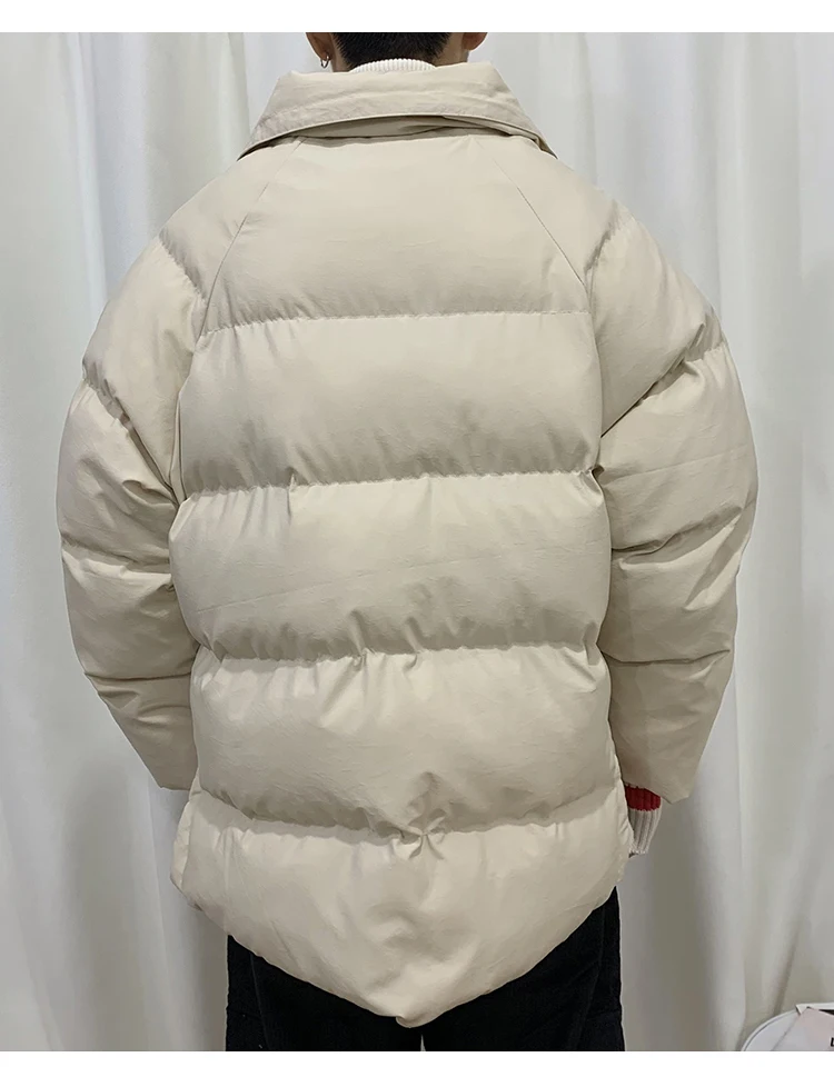 Мужская парка, пальто больших размеров 5XL, Зимняя Толстая Новинка, корейская мода, повседневная свободная парка большого размера, Мужская теплая хлопковая куртка M-5XL
