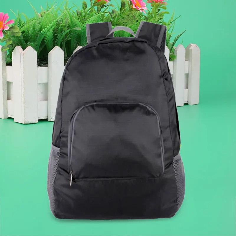 Outdoor Foldable Portable Zipper Travel Climbing Hiking Backpack Shoulder Bags