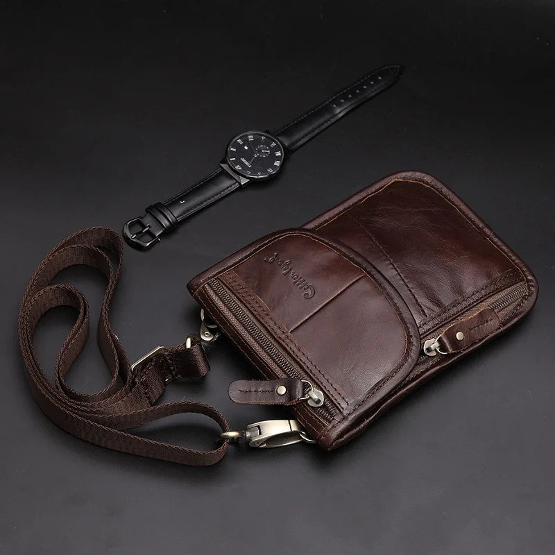 Cobbler Legend 2021 New Retro Trend Men Waist Packs For Mobile Phone Money Case For Male Travel Belly Fanny Pack Bag Hot Sale