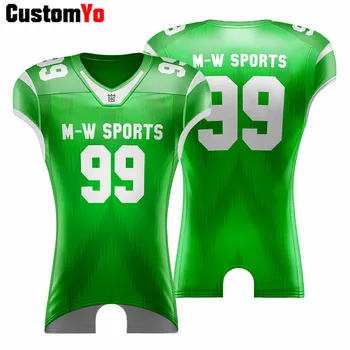 

New Design Professional Mesh Fabric Football Shirts For Club Training Contest Breathable American Football Sports Jersey