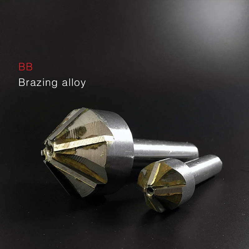 BB Countersink Drill with Brazing Carbide Blade Chamfering Milling Tool 90 Degree 16mm 20mm 25mm 30mm 40mm countersink drill bit countersink drill