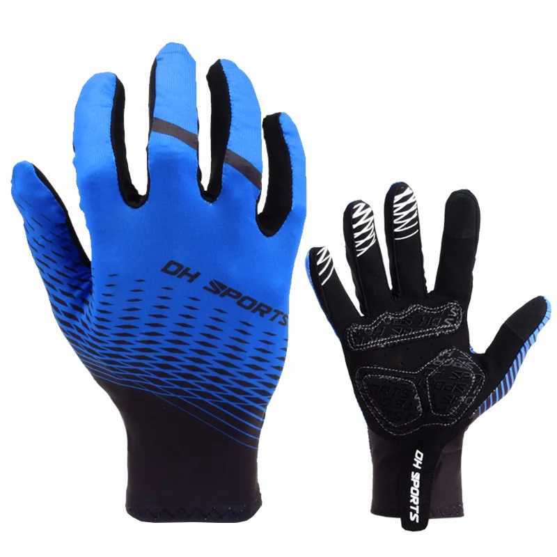 Новые профессиональные велосипедные перчатки для мужчин и женщин полный палец Сенсорный экран велосипедные перчатки MTB спортивные противоскользящие противоударный велосипед перчатки