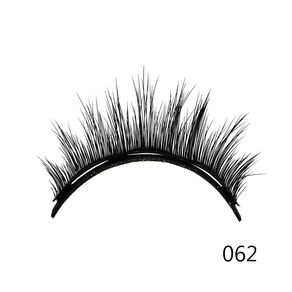 062 Magnetic Eyeliner Eyelashes Kit Magnetic 3D Eyelashes Liquid Eyeliner False Lashes Eyelash Curler Reusable Falses Eyelash - Цвет: 062