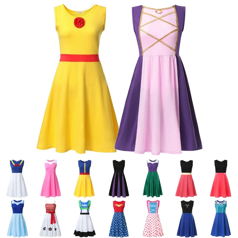 vestido moana mae e filha