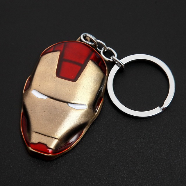 lovers key ring male and female movie superhero role  key chain mobile phone bag pendant gift