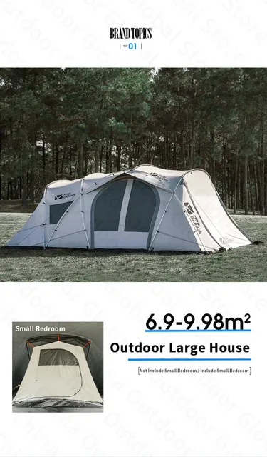 Mobi Garden Camping Tent 3rooms 1hall 