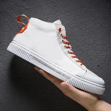 Для Мужчин's Скейтбординг обувь осень в стиле «хип-хоп» кожаные кроссовки Для мужчин шнуровке спортивные спортивная обувь на плоской подошве zapatillas hombre Deportiva; сезон весна-осень