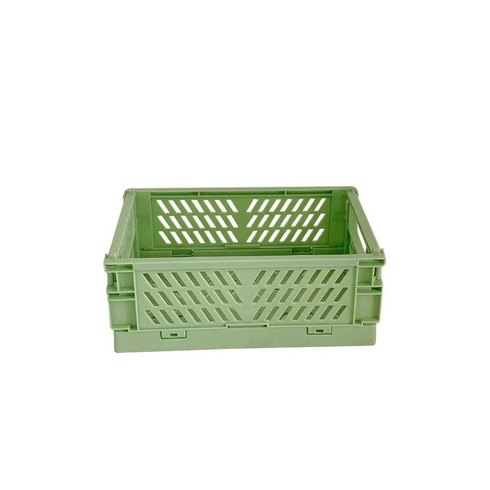 MINKYS Mini Foldable Desktop Organizer Desk Storage Basket Box Office School Stationery Accessories desktop storage box stationery organizer desktop storage shelf stationery storage box desktop storage kit