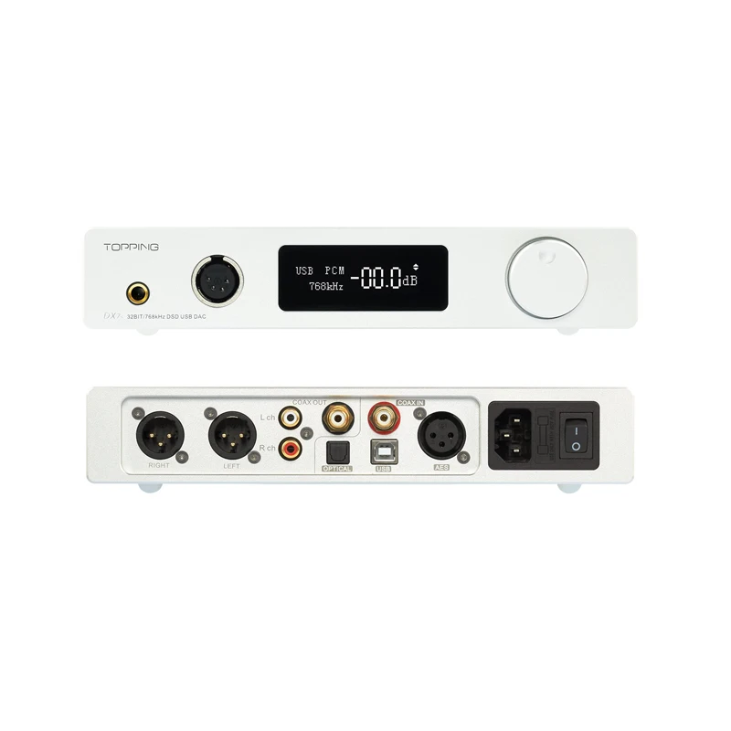 Усилитель для наушников TOPPING DX7s ESS ES9038Q2M * 2 HIFI DAC DSD512 XMOS полностью сбалансированный