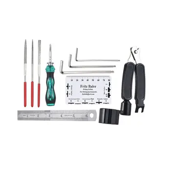 

Professional 1 Set Medeer Guitar Tools Kit Musician's Repair Maintenance Accessories Set for Ukelele Bass Mandolin Banjo