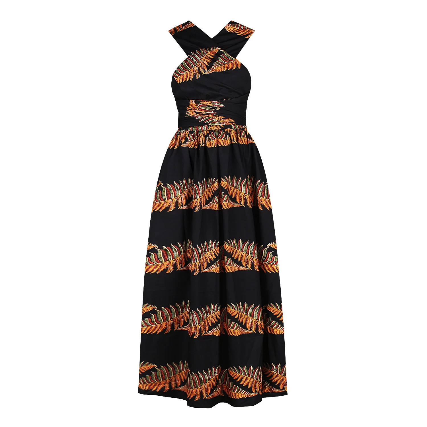 Длинное Африканское платье Женская традиционная африканская одежда Дашики Анкара макси платья Элегантное многократное Платье с принтом Летний стиль - Цвет: 15