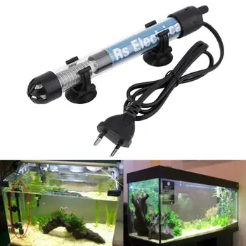 

220-240v Adjustable Temperature Thermostat Heater Rod 25w/ 50w/ 100w/ 200w/ 300w Submersible Aquarium Fish Tank Water Heat
