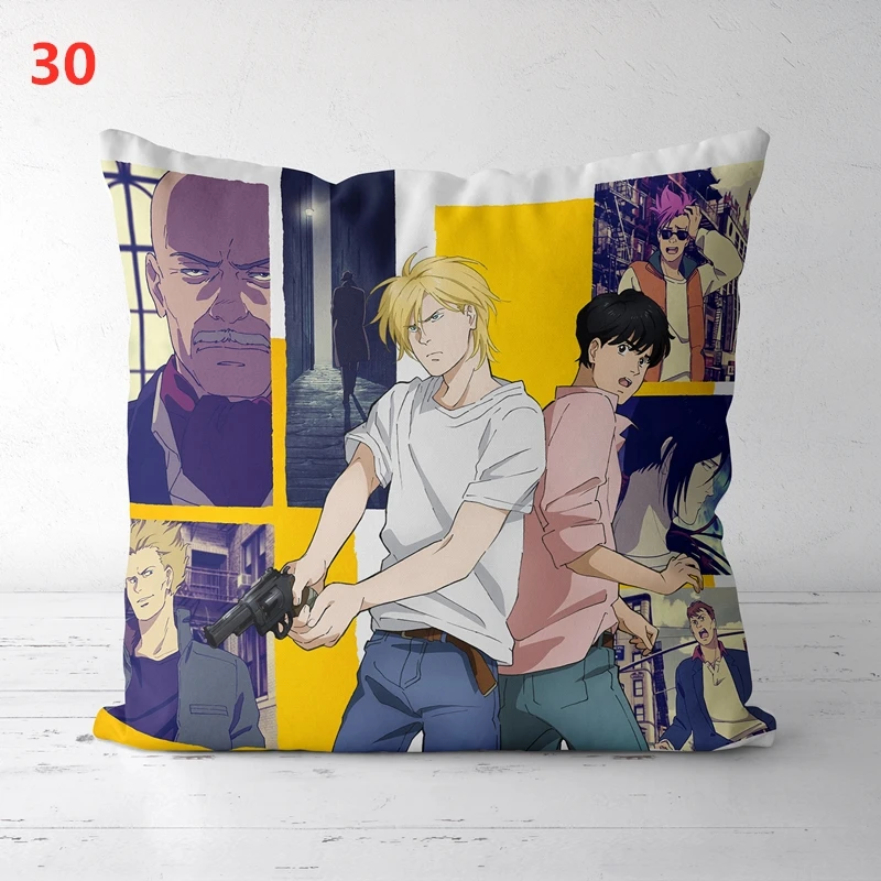 

Anime Banana Fish Ash Lynx Nojima Kenji two sided Pillow Cushion Case Cover