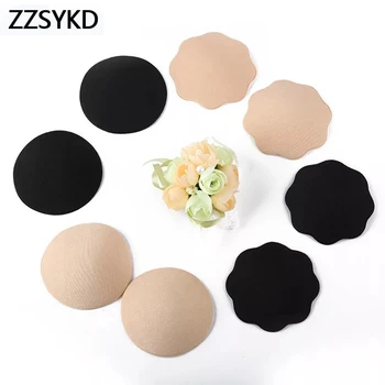 

1 Pair Nipple Stickers Breast Petals Silicone Nipple Covers Self Adhesive Push Up Bra Pads Invisible Intimates Reusable Women