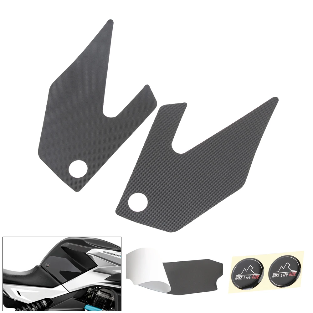 Tank Pad Anti Slip Motorcycle Sticker Protector Decal For CFMOTO 400NK 650NK NK400 NK650 NK 400 650 2015-2022 2019 2020 2021