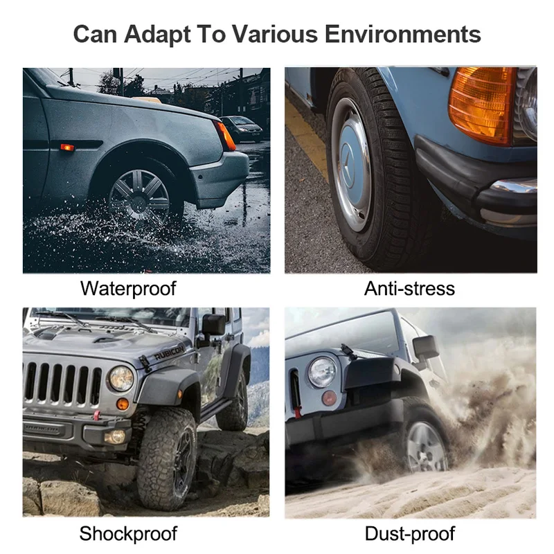  E-ACE Solar Power TPMS Car Tire Pressure Alarm Monitor System Auto Security Alarm Systems Tyre Pres