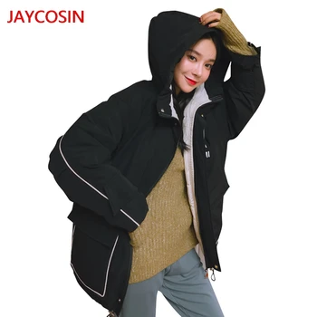 

JAYCOSIN Clothes Women's Parkas Women Winter Warm Thick Outerwear Hooded Coat Slim Cotton-padded Jacket Hot sale L4008027