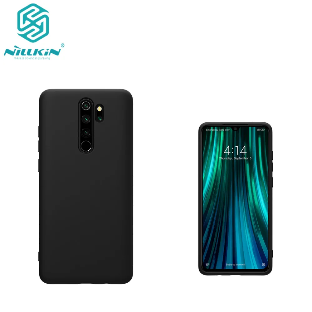 Прорезиненный ТПУ чехол NILLKIN для Xiaomi Redmi Note 8 Pro силиконовая гладкая защитная