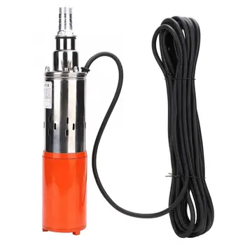 

1Inch 12V-35m DC Screw Pump High Lift Stainless+Cast Steel Submersible Water Pump