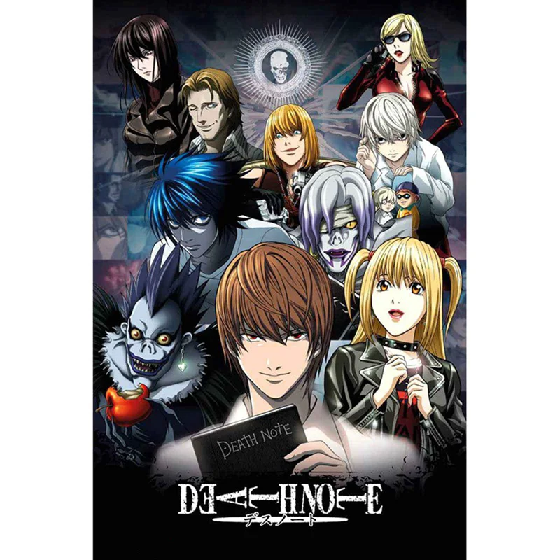 Алмазная 5D Вышивка сделай сам постер из аниме Death Note мозаичная живопись вышивка