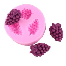 Форма винограда силиконовая форма 3D ремесло Мыло формы помадка украшения торта формы Шоколадные конфеты для мастики и глины формы