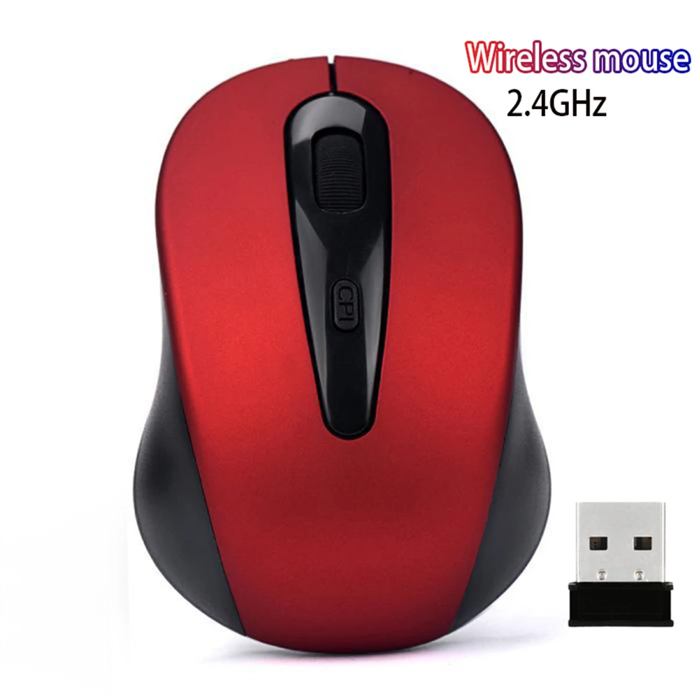 desktop mouse 2.4G Wireless Mouse1600DPI Adjustable Mini Optical Computer Mouse For laptop Desktop white gaming mouse wireless Mice