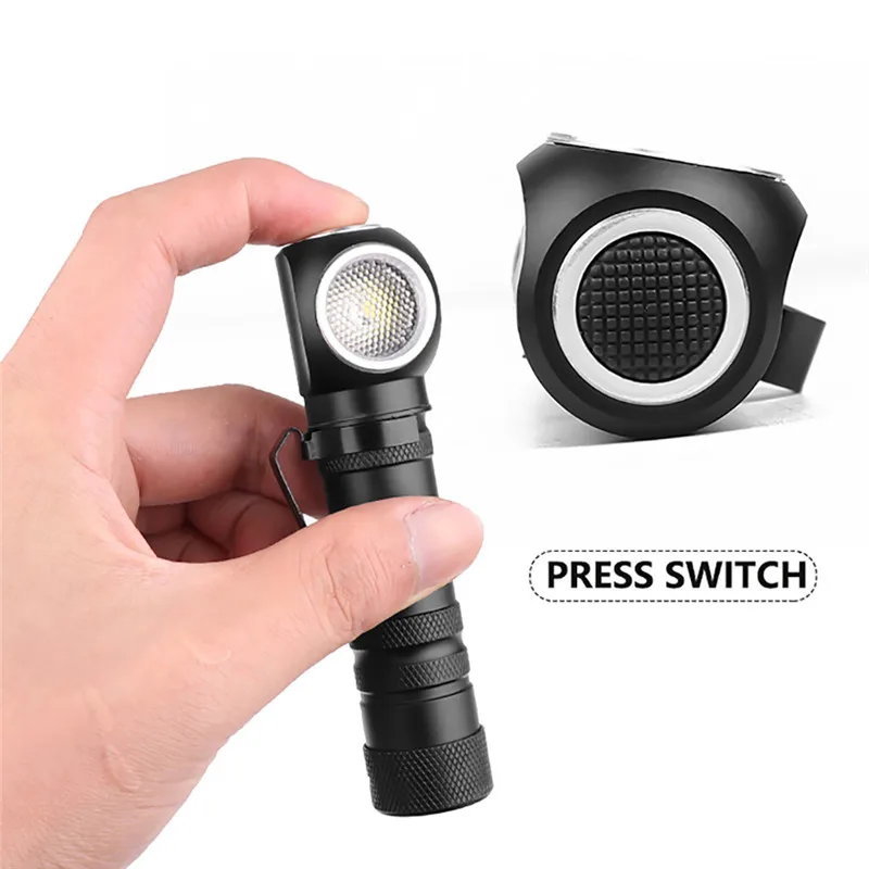 Rechargeable XHP50 Work Light Torch Flashlight With Magnet Can Be Used As Headlamp IP65 Led Flashlight 11x3x3CM Lanterna 40NOV2624