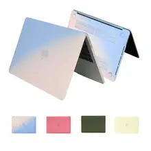 New color matte hard Laptop case for Macbook Pro retina Air 13 A1466 12 11.6 inch cover for new pro 13 A2159 touch ID A1932