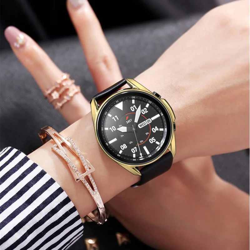Мягкий защитный чехол из ТПУ на весь экран стекла рамка для Samsung Watch 3 Galaxy 41 мм/45 мм