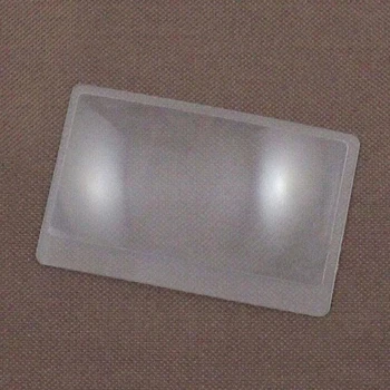 

3 X Magnifier Magnification Magnifying Fresnel Pocket Credit Card Size Transparent magnifying glass
