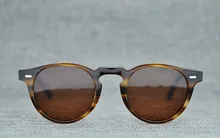 Belight Óptico Twillight Robert Pattin UV400 Proteção Forma Redonda Do Vintage Retro Dos Óculos De Sol Dos Homens Das Mulheres com Caso Oculos OV5186(China)