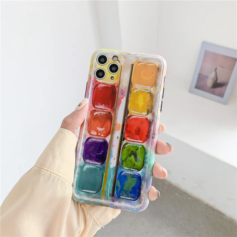 Oil Paint Palette Painting Box Case for iPhone 4