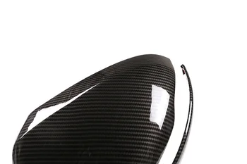 

For Mercedes-Benz C-Class W205 2015-2019 Rearview Mirror Sticker Auto 2Pcs Black Wear resistance