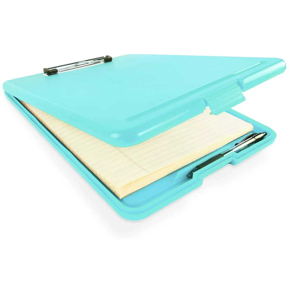 A4 Clipboard Box File Durable Waterproof Document Filing Storage Case Office Supplies file box organizer