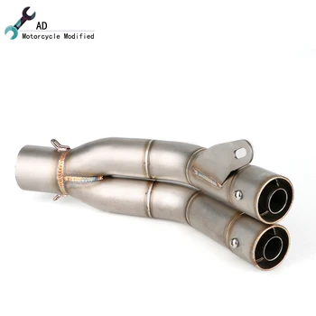 

For Honda Hornet Kawasaki Exhaust System Double outlet Muffler Titanium Pipe Escape Accessories Motorcycle db Killer