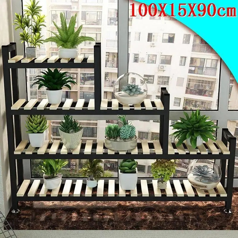 MODEL C Etagere Pour Plante садовые полки для Escalera Decorativa Madera открытый балкон Stojak Na Kwiaty Цветочная Полка Подставка для растений - Цвет: MODEL C