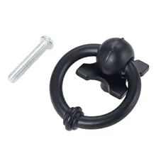 1 pc Vintage black Door Pull Handle Metal Cabinet Dresser Drawer Knobs Handle Cupboard Jewelry Box pull interior Door Ring