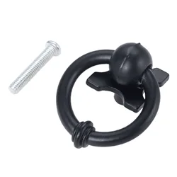 1 pc Vintage black Door Pull Handle Metal Cabinet Dresser Drawer Knobs Handle Cupboard Jewelry Box pull interior Door Ring