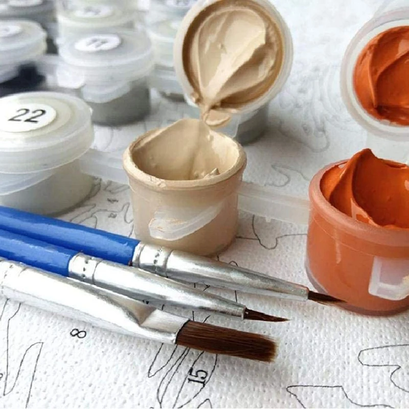DIY Краска по номерам холст масляная краска ing Kit для детей и взрослых 40x50 см