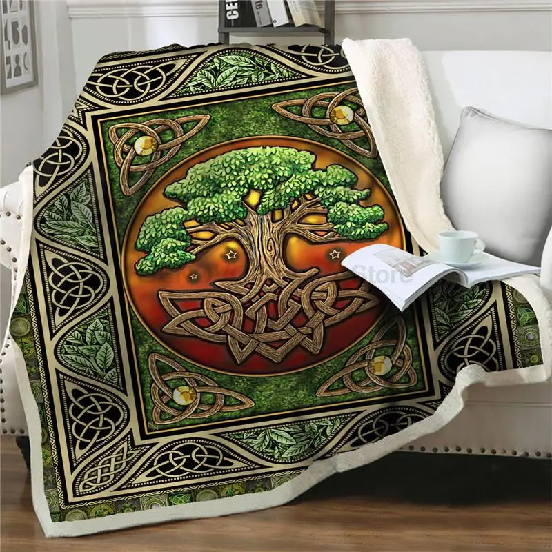Traumhafte Baum Sherpa Decke 3D Druck Bettdecke plрюsch Decken auf Betten Sofa nbro Nickerchen дер Geschenk Hause Textil | Дом и сад